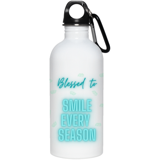 Your | Blessed To Smile Every Season - 23663 20 oz. Stainless Steel Water Bottle