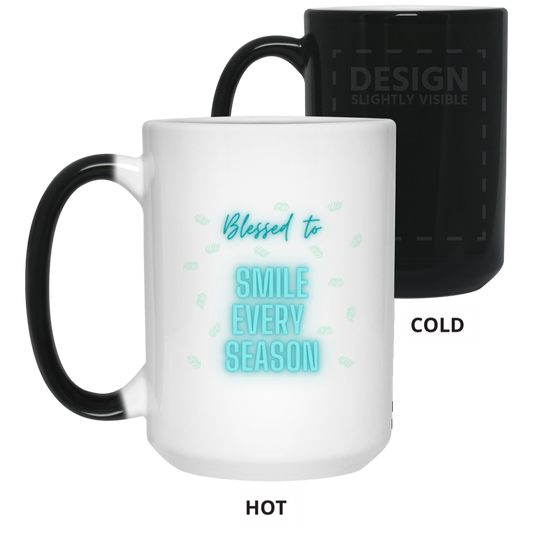 Your | Blessed To Smile Every Season - 21550 15 oz. Color Changing Mug